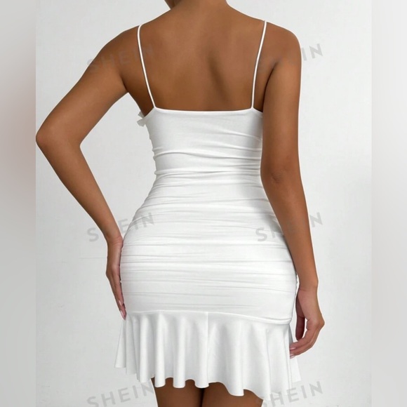 Ruffle detail short dress XS - Picture 2 of 2